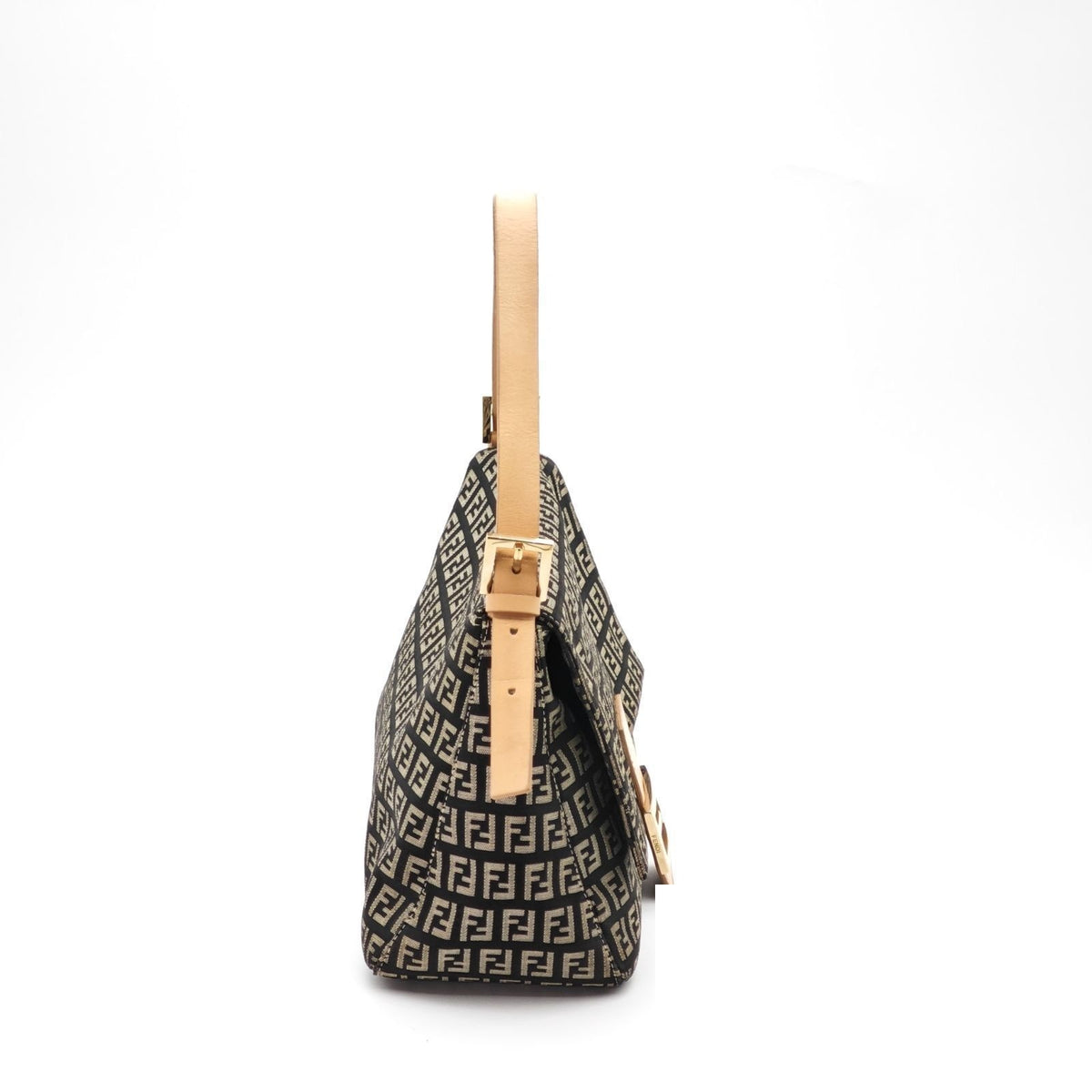 Fendi Mamma Bucket Bag Black Gray — view 5