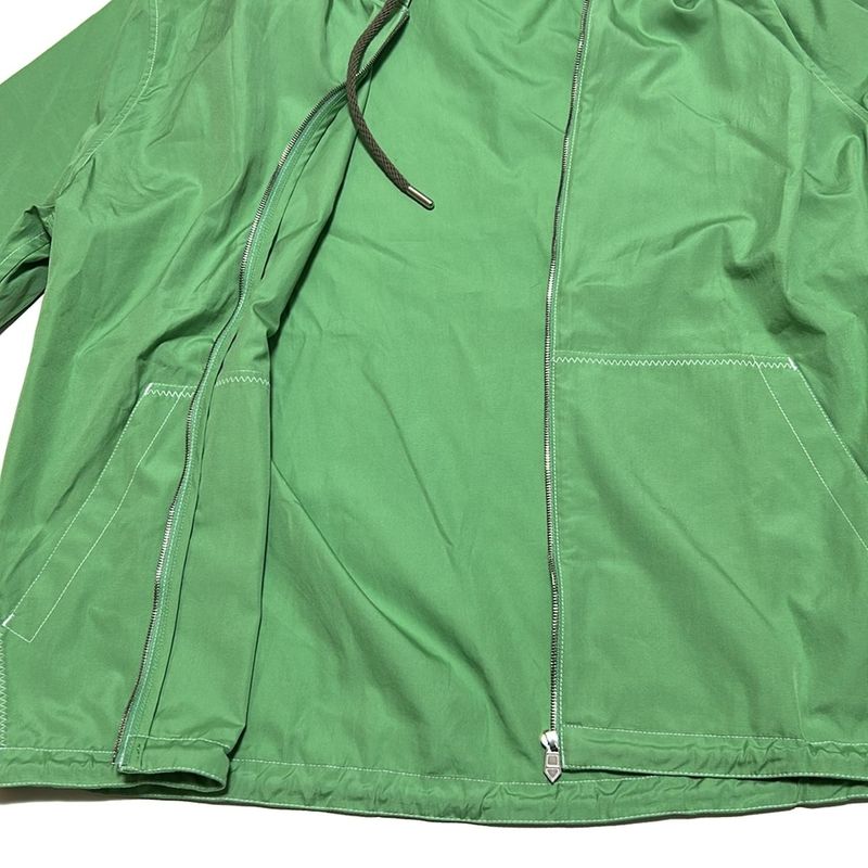 Hermes Blouson Size 41 Women - Green Short Sleeves / Zip Up / Spring / Fall