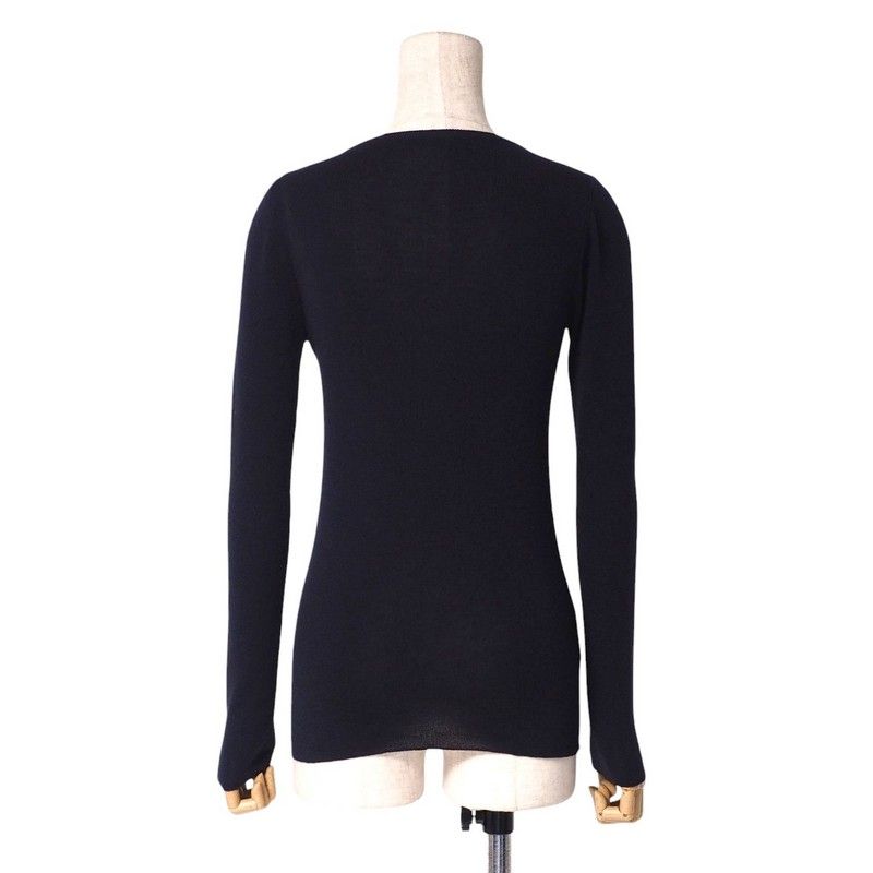 Prada Sweater Size 40 V-neck Long Sleeve Wool Knit [recommended] 20241125
