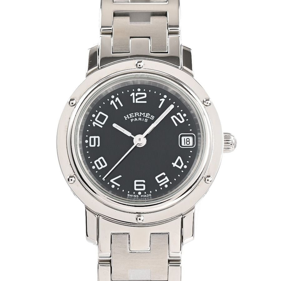 Hermes Watch Clipper Black