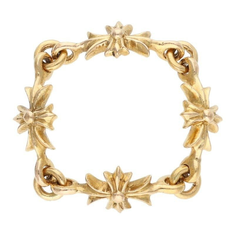 Chrome Hearts 22k Ring Tny CH Pls Tiny Ech Plus Gold