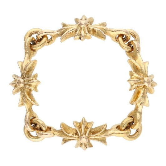 Chrome Hearts 22k Ring Tny CH Pls Tiny Ech Plus Gold