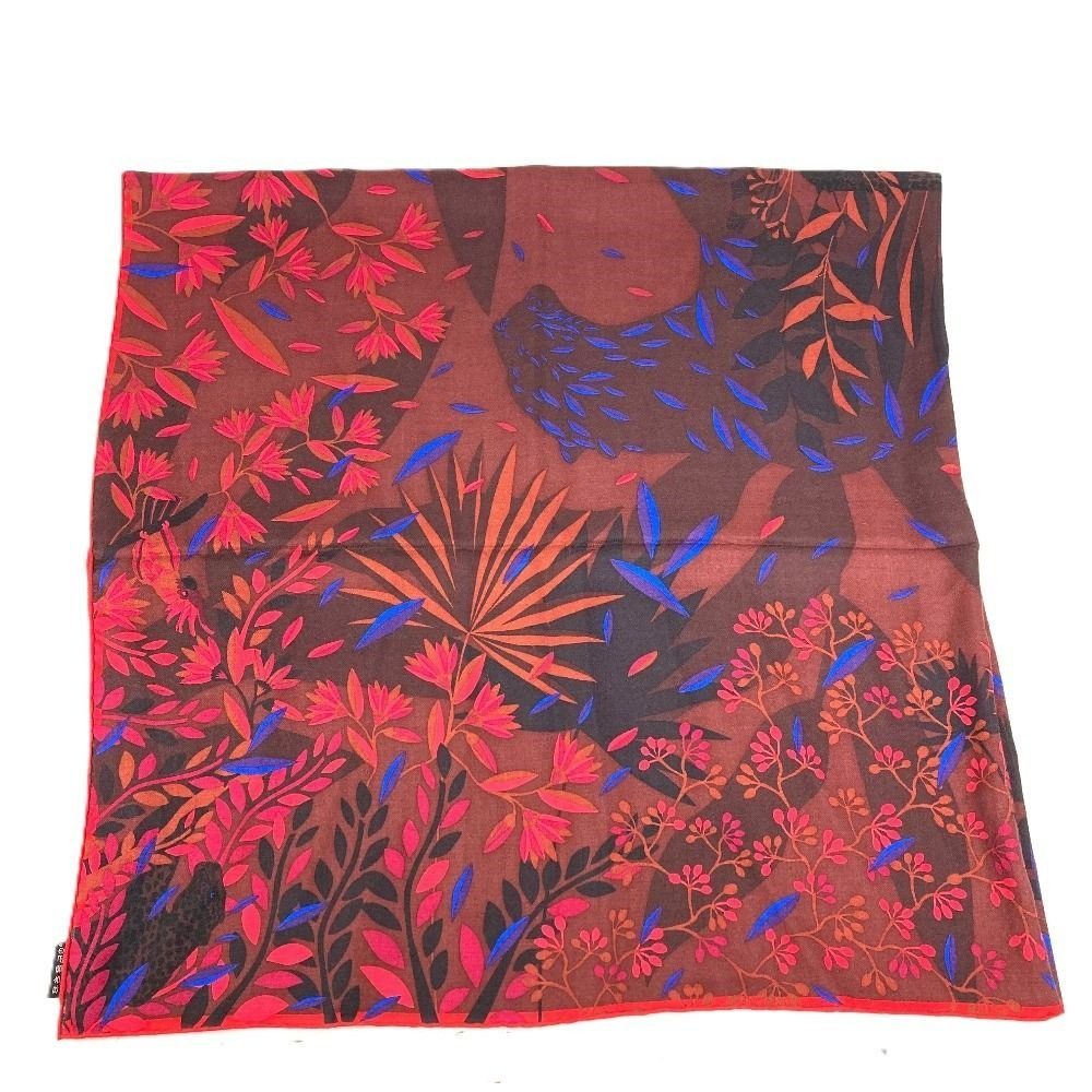 Cartier Shawl Large Scarf 140 Cashmere Red