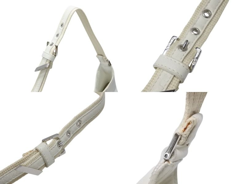 Dior Street Chic Trotter Bag Brown White Canvas — view 6