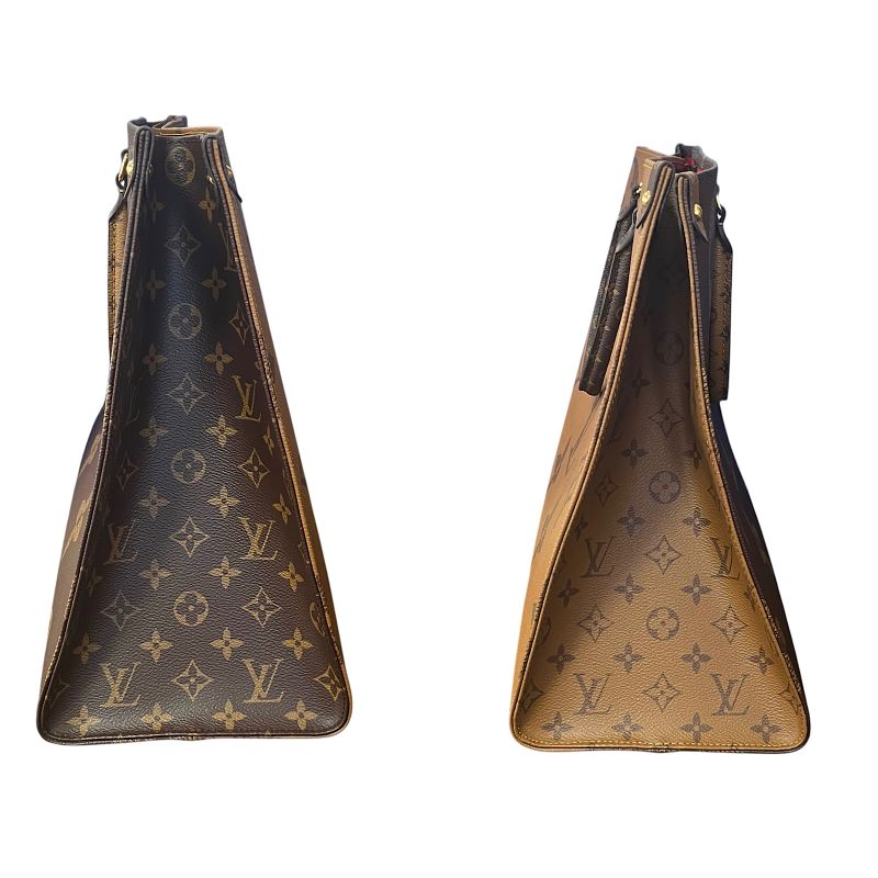 Louis Vuitton Tote Bag Monogram Reverse Monogram Reverse On-the-go GM Brown