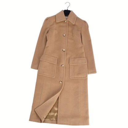 Celine Coat Long Coat Stainless Steel Collar Coat Balmain