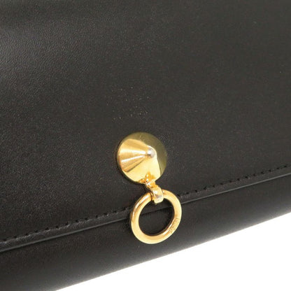 Fendi By The Way Continental 8m2051 Leather Black Long Wallet Black 2043 Fendi