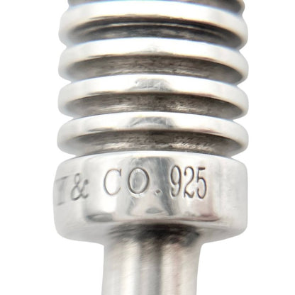 Tiffany & Co Surfer Paloma Grube Necklace Black Unisex Rubber Silver