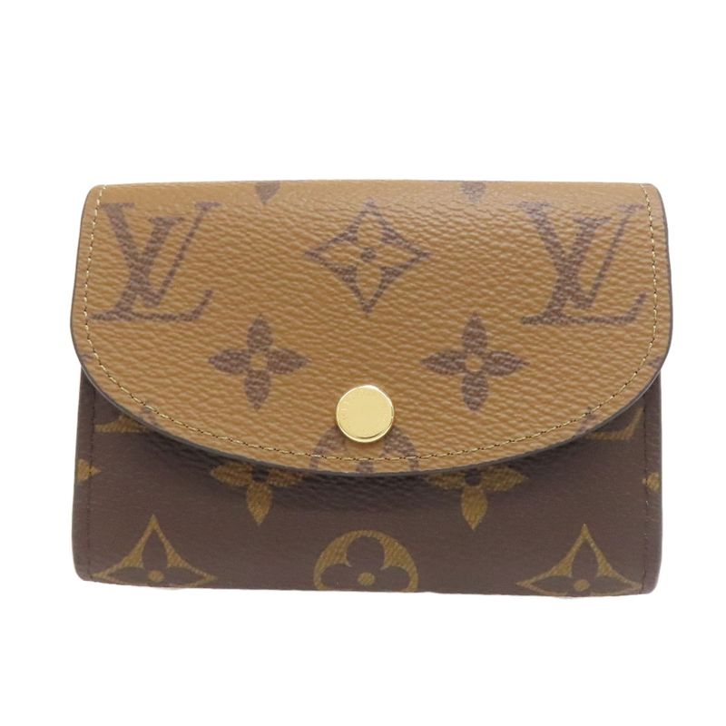 Louis Vuitton M82333 Portmonnais Rosali Coin Case Monogram Reverse Women