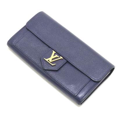 Louis Vuitton Bifold Long Wallet Portefeuille Lock Me M60861 Navy