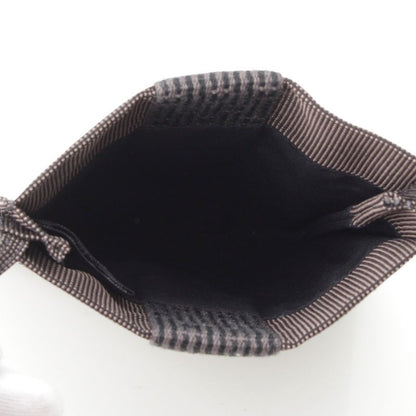 Hermes Canvas Sakosh Her Line Shoulder Bag Black