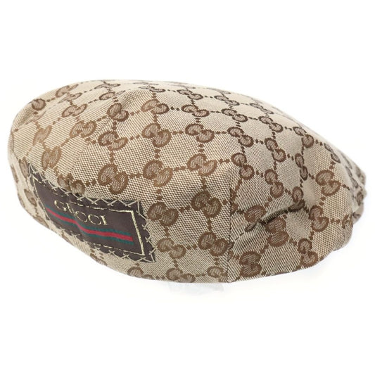Gucci GG Canvas Flat Cap Beige