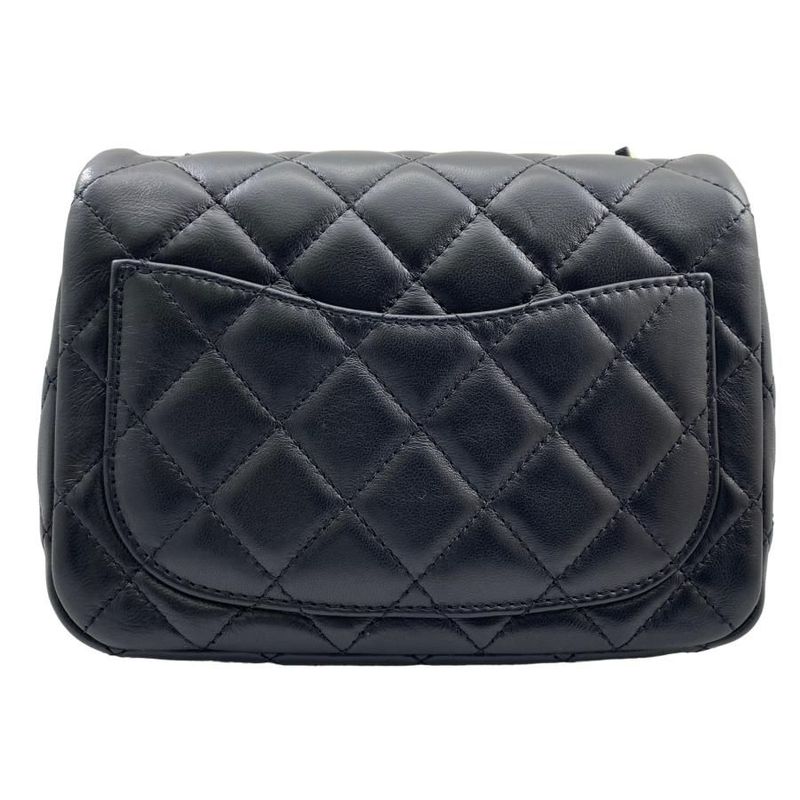 Chanel Shoulder Bag Mini Flap Bag Coco Ball Pearl Crush Chain Shoulder Storage