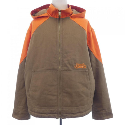 Louis Vuitton Hooded Padded Denim Jacket