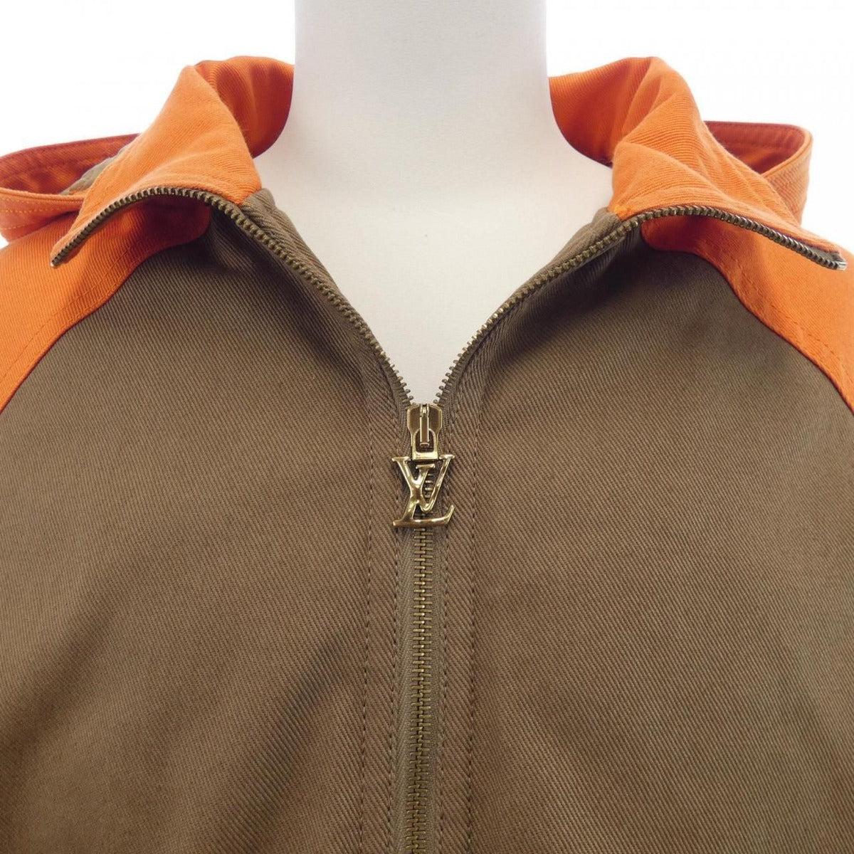 Louis Vuitton Hooded Padded Denim Jacket — view 6