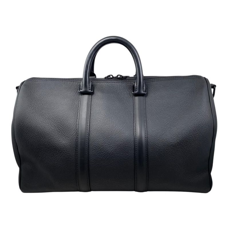 Louis Vuitton Boston Bag Keepall Bandoliere 40 M57088 LV Aerogram Noir Black