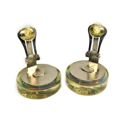 Chanel Earring Round Shape Coco Mark Camellia Heel Motif Pair 97P