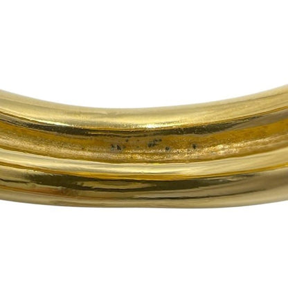 Hermes Scarf Ring Gold Vintage GP Used Hermes