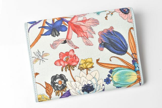 Gucci Document Case Small Bag Clutch Bag Gucci Folded Wallet Flora Limited