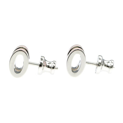 Hermes Earrings Pop Ash Mini H Pair Pink Silver Color Jewelry Others