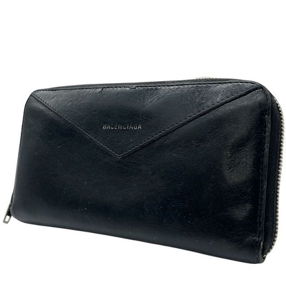 2850 Balenciaga Continental Long Wallet 504547 Preowned Zipper Wallet
