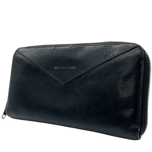 2850 Balenciaga Continental Long Wallet 504547 Preowned Zipper Wallet