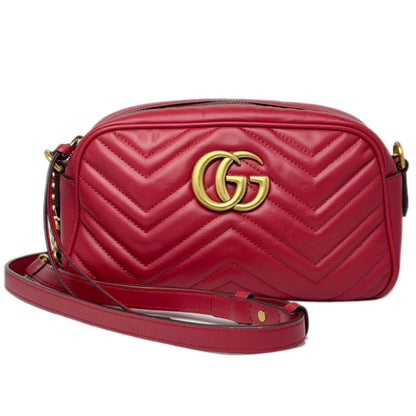 Gucci Shoulder Bag GG Marmont Small Red