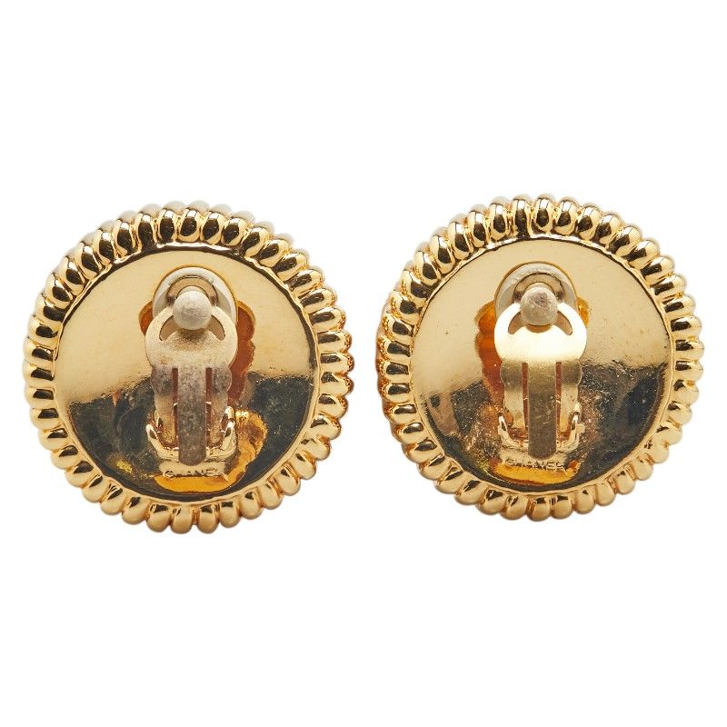 Chanel Gold Black Plated Faux Pearl Ladies Chanel