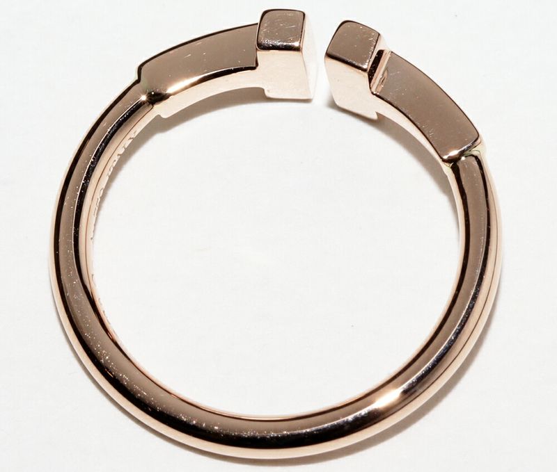 Tiffany & Co Rings 18K Pink Gold T-wire Ring