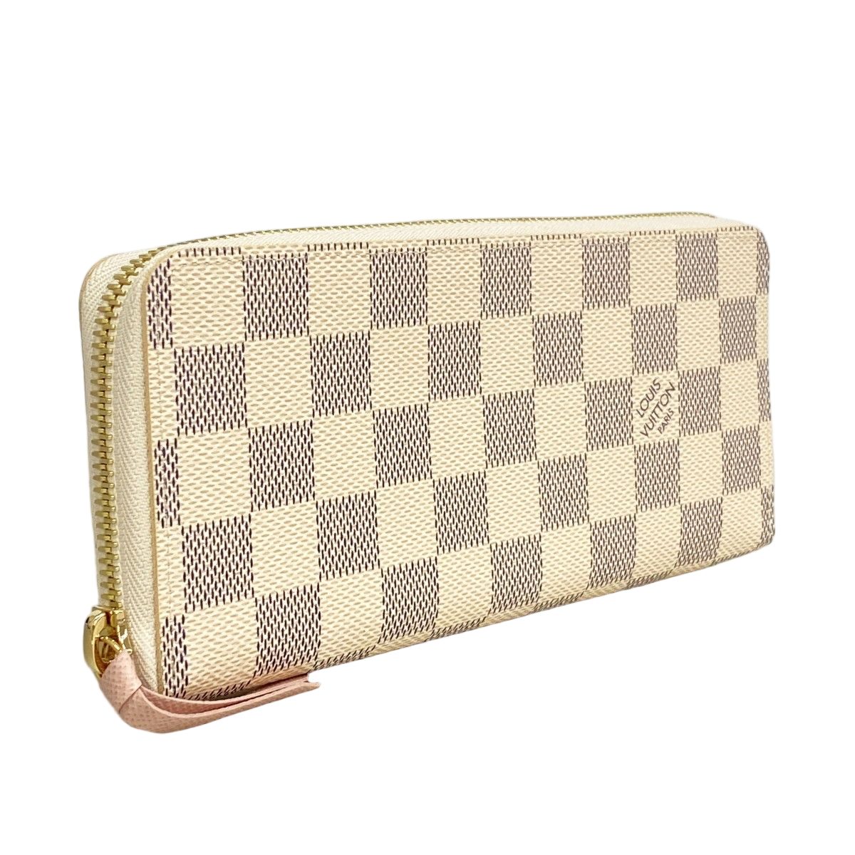 Louis Vuitton Wallet Damier Azur Portefeuille Clemence White Rosevalerine — view 2