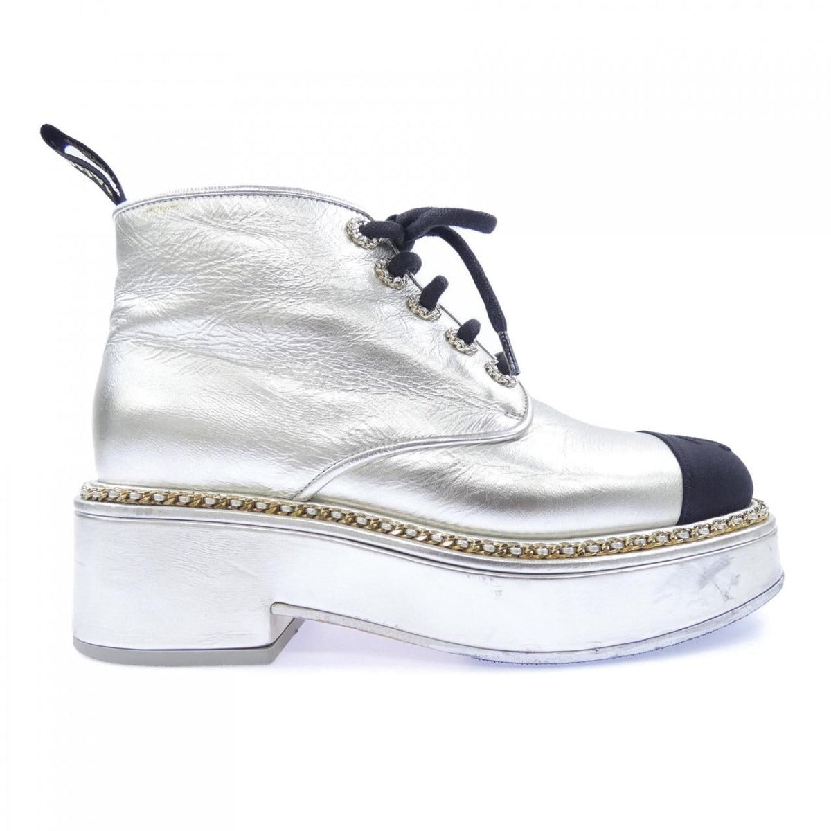 Chanel Boots Silver 37