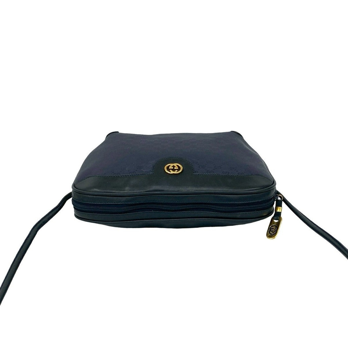 Gucci Vintage Micro GG Logo Leather Mini Shoulder Bag — view 4