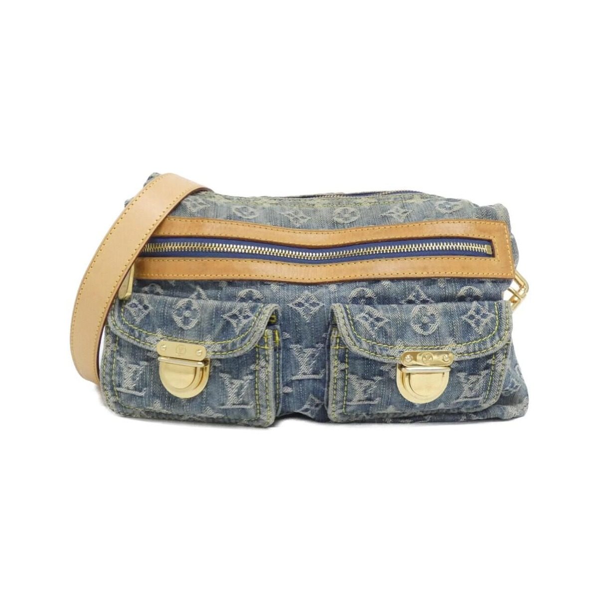 Louis Vuitton Monogram Denim Baggy PM Shoulder Bag