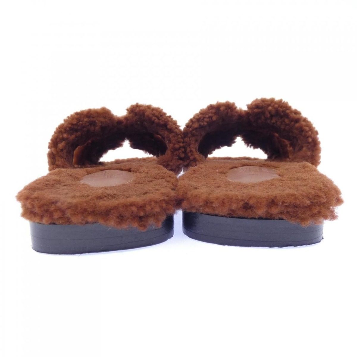 Hermes Oran Sandals Brown — view 5