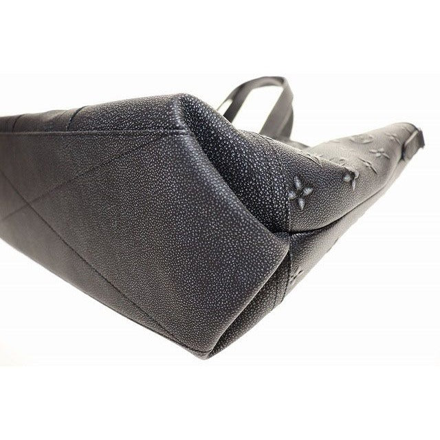 Louis Vuitton Trolley Tote 2-Way Shoulder Monogram Cowhide Leather Black — view 5