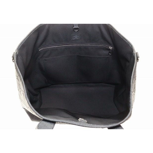 Louis Vuitton Trolley Tote 2-Way Shoulder Monogram Cowhide Leather Black — view 6