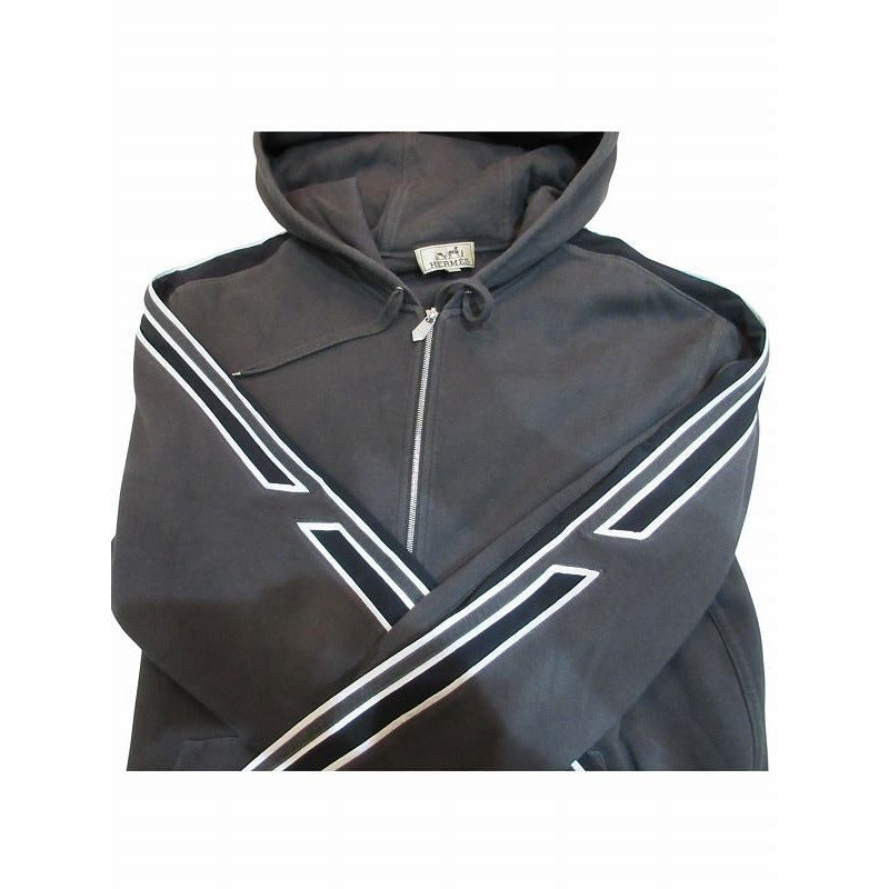 Hermes Hoodie Cotton Grey — view 4