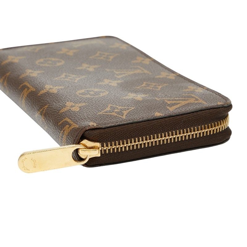 Louis Vuitton Monogram Zippy Wallet Round Zipper Long Wallet M41895 Brown