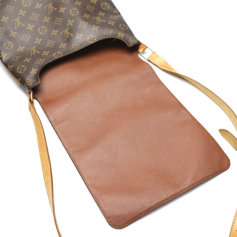 Louis Vuitton M51256 Monogram Crossbody Shoulder Musette Shoulder Bag Louis