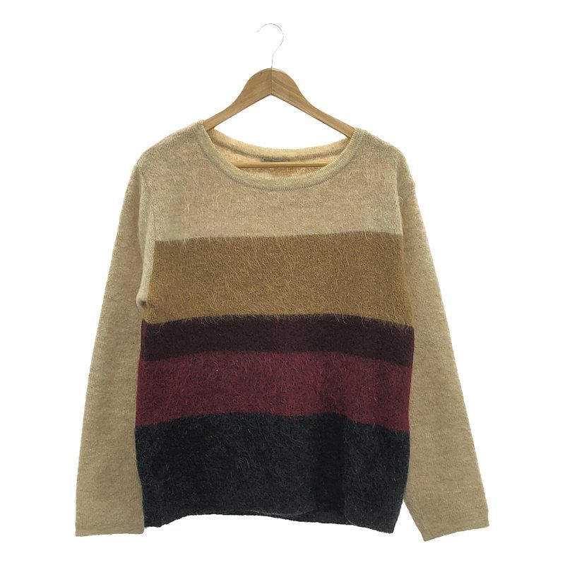 Bottega Veneta - Wool Mohair Crewneck Over-knit Sweater - 38 - Multicolor -