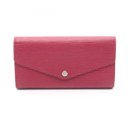 Louis Vuitton Bifold Wallet Portefeuille Sarah Fuchsia Leather Pink