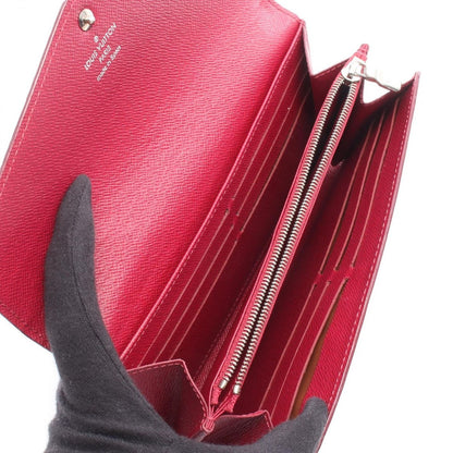 Louis Vuitton Bifold Wallet Portefeuille Sarah Fuchsia Leather Pink — view 3