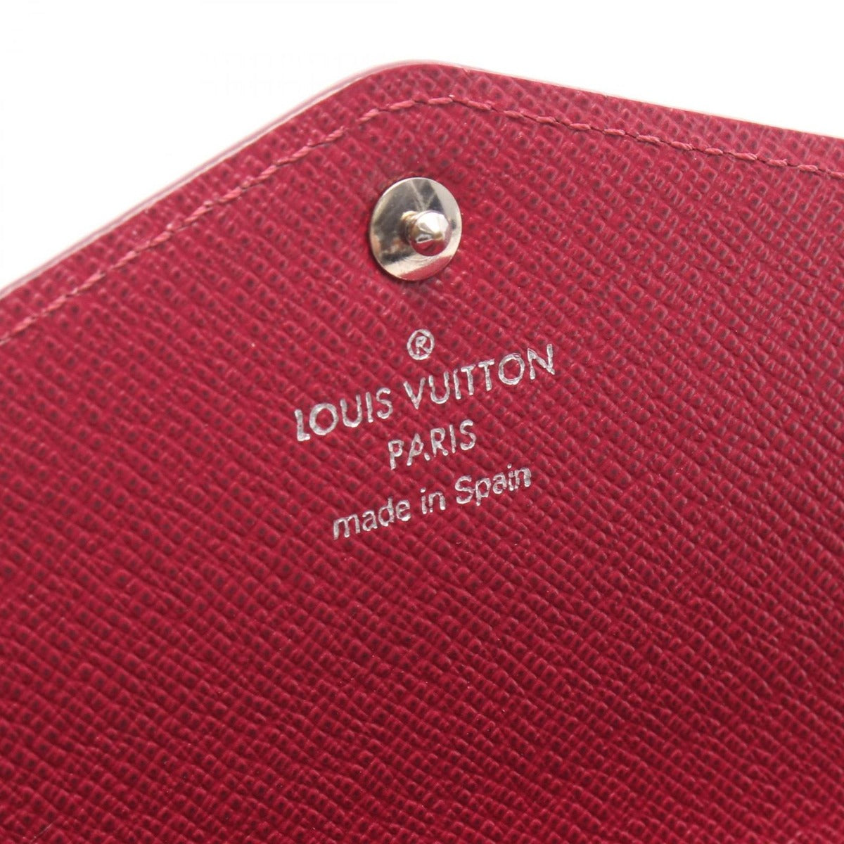 Louis Vuitton Bifold Wallet Portefeuille Sarah Fuchsia Leather Pink — view 4