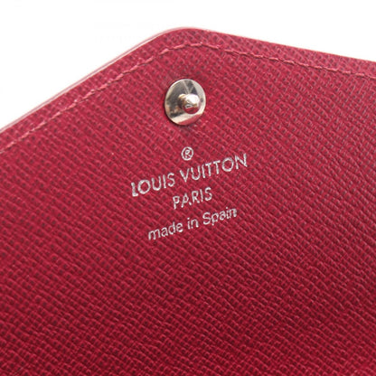 Louis Vuitton Bifold Wallet Portefeuille Sarah Fuchsia Leather Pink — view 4