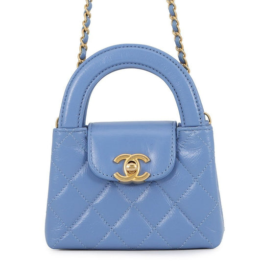 Chanel Chain Shoulder Bag Quilted CC Logo Leather