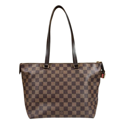 Louis Vuitton Jena PM Damier Tote Bag Damier Canvas N41012 Brown Women Louis