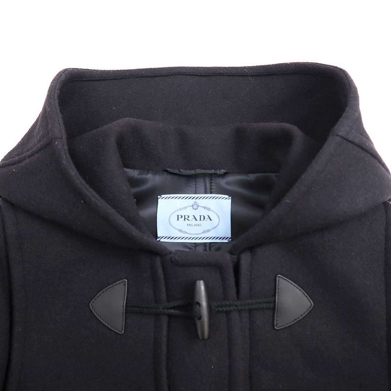 Prada 23aw Cropped Duffle Jacket Short Duffle Jacket P515oe 10kw Navy 40