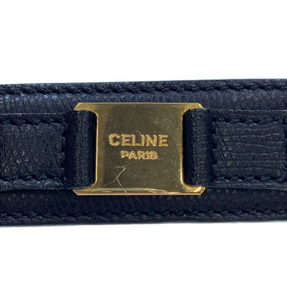 Celine Leather Belt Black