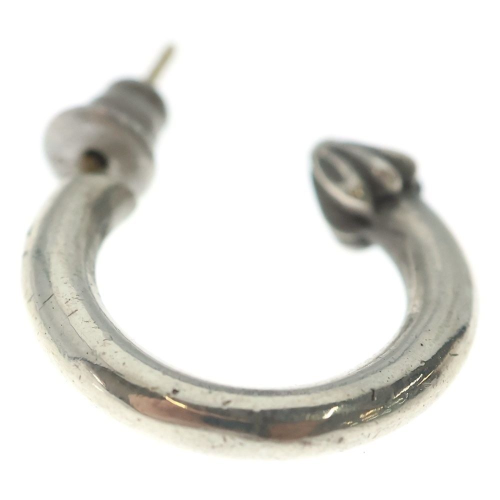 Chrome Hearts Hoop Plain Earrings Silver