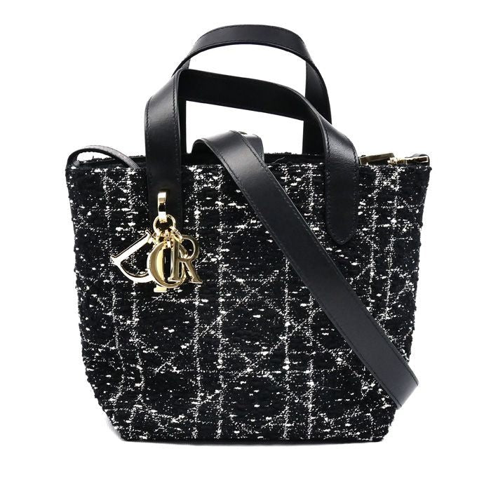 Dior Toujours Vertical Tote Bag Small 2-Way Shoulder Black M2835 Odfg m911